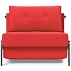 Cubed Slaapstoel Rood / Chrome