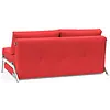 Cubed 160 cm Slaapbank Rood / Chrome