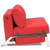 Cubed 160 cm Slaapbank Rood / Chrome