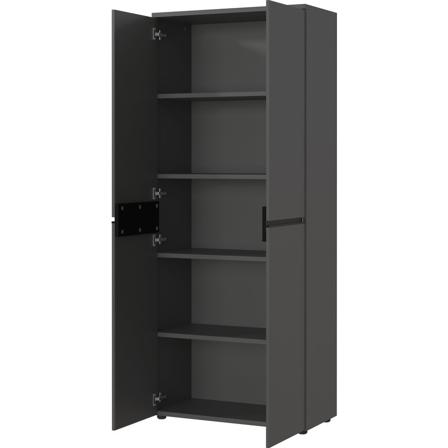 Bedano Grafiet Kantoorkast Hoog 197 cm Bedano Grafiet Kantoorkast Hoog 197 cm