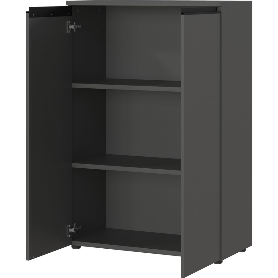 Bedano Grafiet Kantoorkast 2-Deuren Bedano Grafiet Kantoorkast 2-Deuren