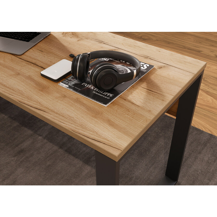 Adrano Bureautafel Eiken / Zwart