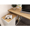 Adrano Hoekbureau met Kast Cashmere/Eiken