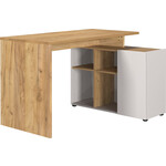 Germania Adrano Hoekbureau met Kast Cashmere/Eiken