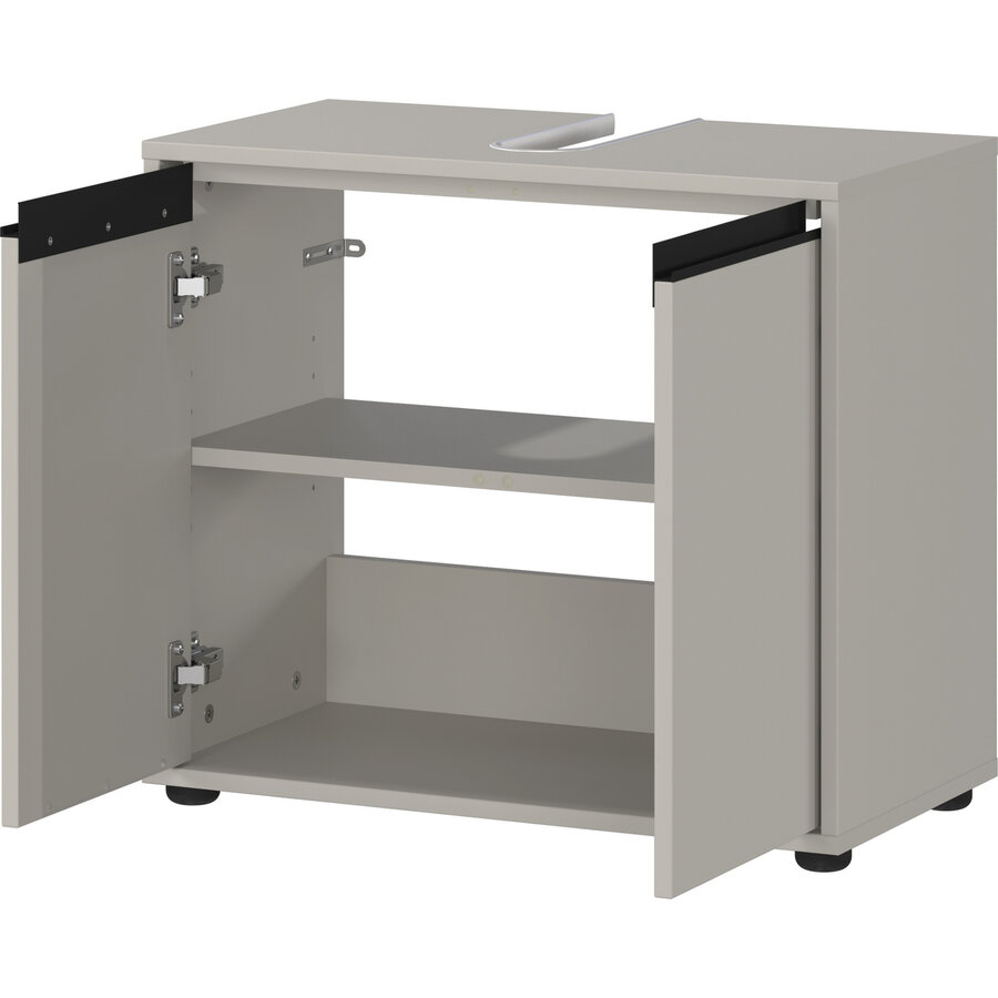 Lemont Steengrijs Wastafelonderkast 63 cm Lemont Steengrijs Wastafelonderkast 63 cm