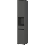 Germania Lemont Grafiet Badkamerkast Slim H181 cm Germania Lemont Grafiet Badkamerkast Slim H181 cm
