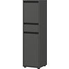 Lemont Grafiet Badkamerkast Slim H121 cm Lemont Grafiet Badkamerkast Slim H121 cm