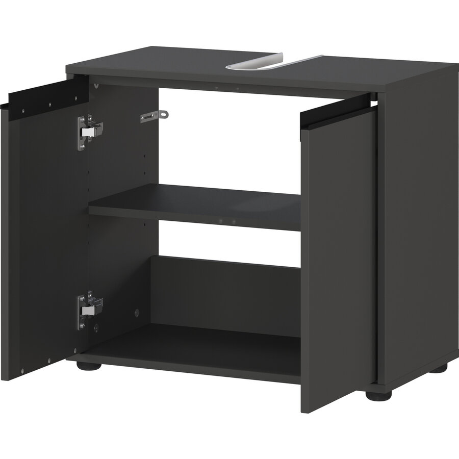 Lemont Grafiet Wastafelonderkast 63 cm Lemont Grafiet Wastafelonderkast 63 cm
