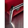 Cubed Slaapstoel Rood / Aluminium