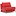 Innovation Living Cubed Slaapstoel Rood / Aluminium