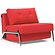 Cubed Slaapstoel Rood / Aluminium