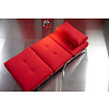 Cubed Slaapstoel Rood / Aluminium