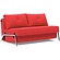 Cubed 140 cm Slaapbank Rood / Aluminium Cubed 140 cm Slaapbank Rood / Aluminium