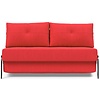 Cubed 140 cm Slaapbank Rood / Aluminium Cubed 140 cm Slaapbank Rood / Aluminium