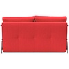 Cubed 140 cm Slaapbank Rood / Aluminium Cubed 140 cm Slaapbank Rood / Aluminium