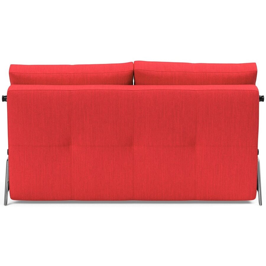 Cubed 140 cm Slaapbank Rood / Aluminium Cubed 140 cm Slaapbank Rood / Aluminium