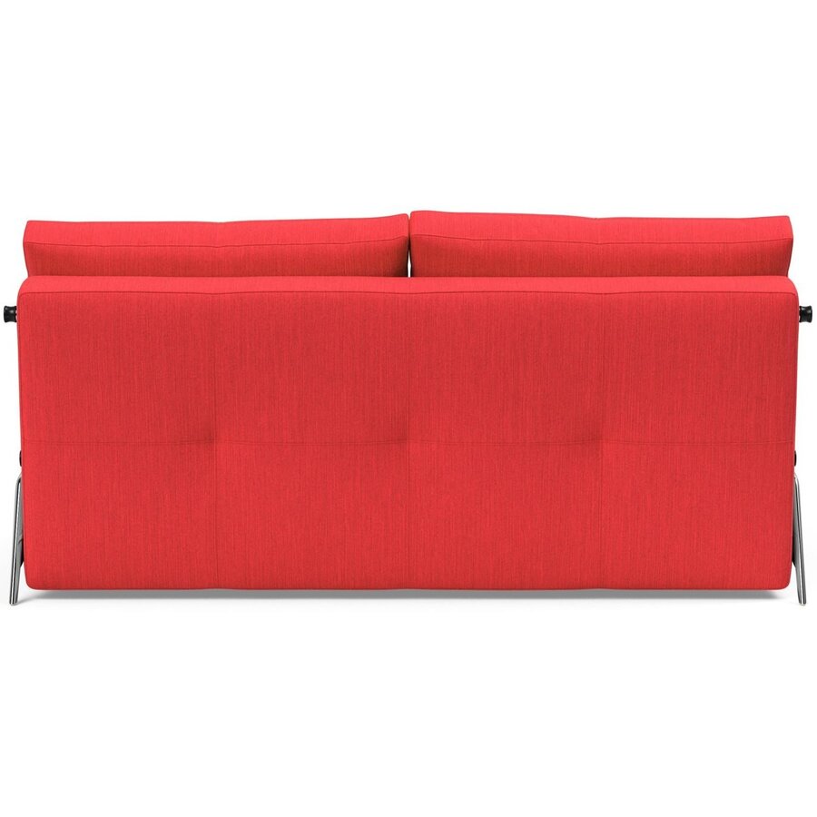 Cubed 160 cm Slaapbank Rood / Aluminium Cubed 160 cm Slaapbank Rood / Aluminium