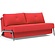 Cubed 160 cm Slaapbank Rood / Aluminium