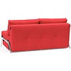Cubed 160 cm Slaapbank Rood / Aluminium