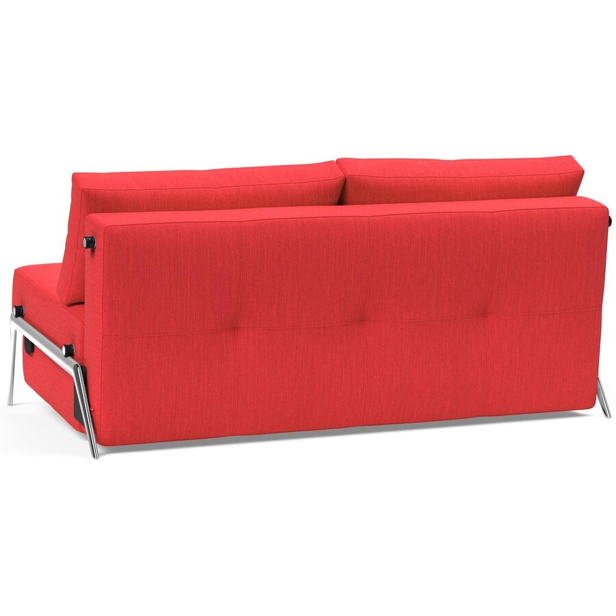 Cubed 160 cm Slaapbank Rood / Aluminium Cubed 160 cm Slaapbank Rood / Aluminium