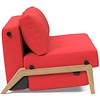 Cubed 160 cm Slaapbank Rood / Eiken