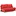 Innovation Living Cubed 140 cm Slaapbank Rood / Eiken