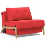 Innovation Living Cubed Slaapstoel Rood / Eiken Innovation Living Cubed Slaapstoel Rood / Eiken