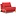 Innovation Living Cubed Slaapstoel Rood / Eiken