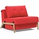 Cubed Slaapstoel Rood / Eiken