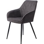 Hygge Interiors Nolan Armstoel Donkergrijs Stripes Hygge Interiors Nolan Armstoel Donkergrijs Stripes