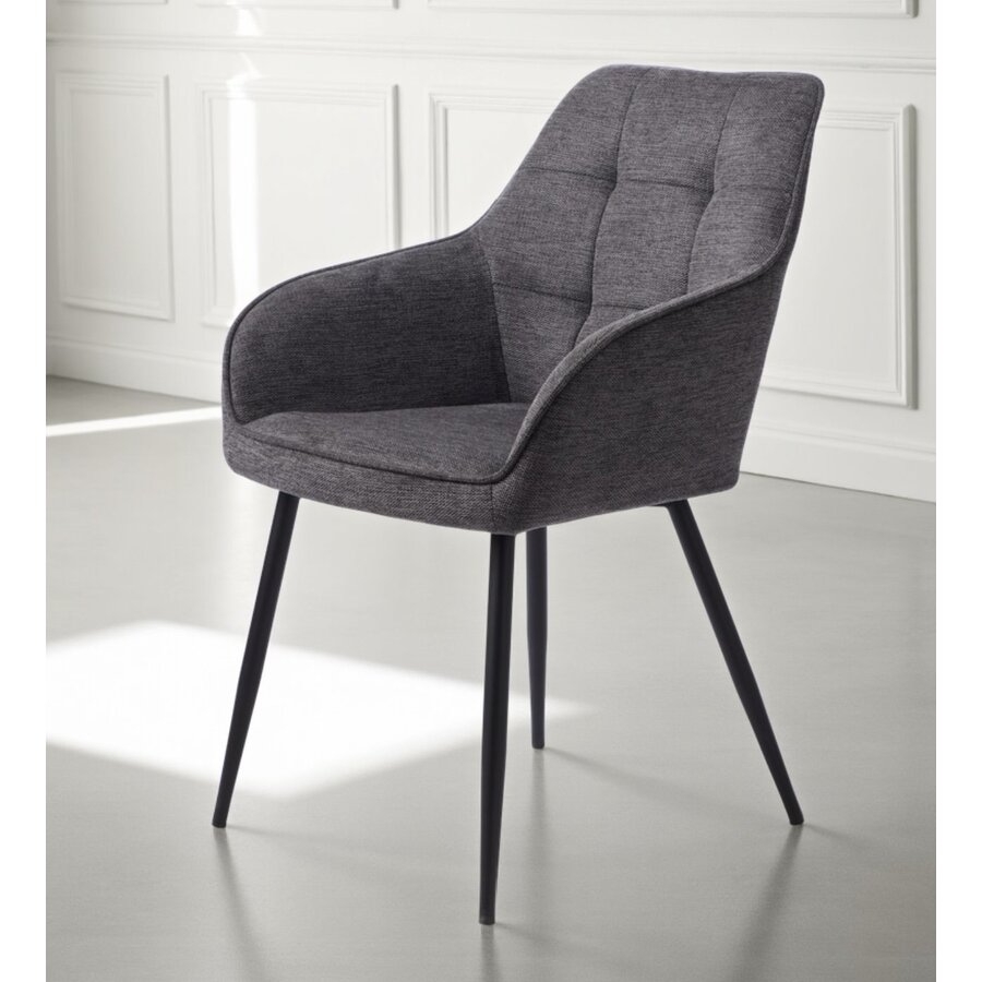 Nolan Armstoel Donkergrijs Squares Nolan Armstoel Donkergrijs Squares