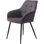 Hygge Interiors Nolan Armstoel Donkergrijs Squares Hygge Interiors Nolan Armstoel Donkergrijs Squares