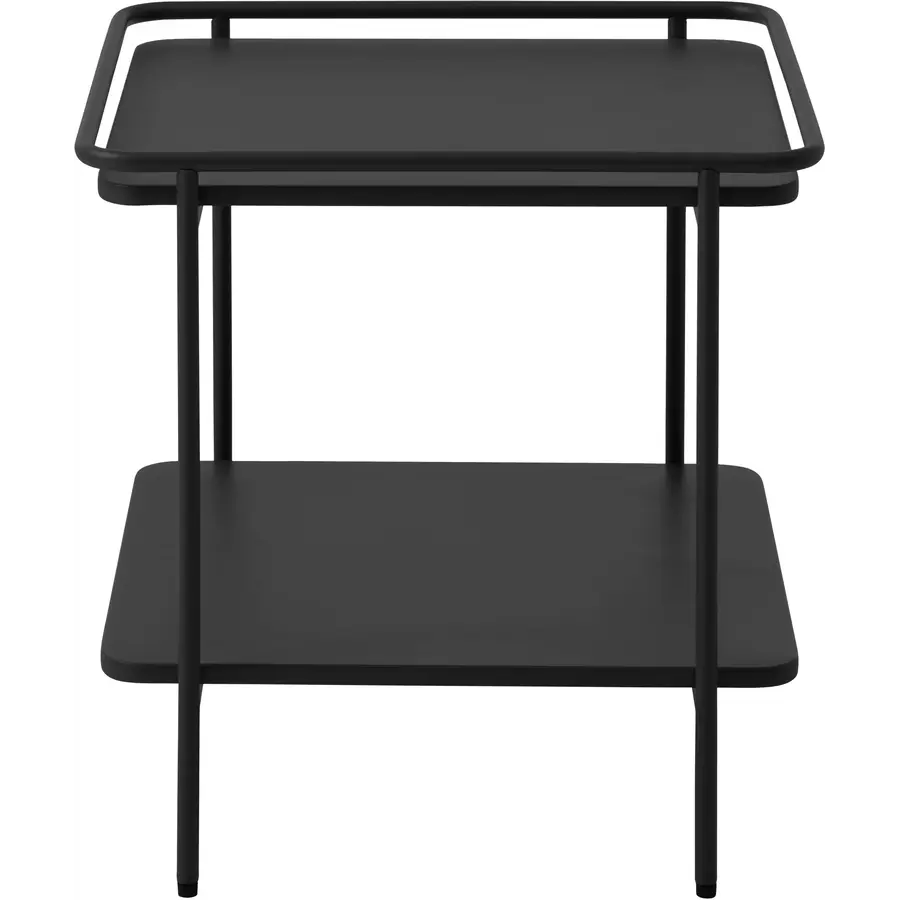 Yuba Zwart Bijzettafel Vierkant 45x45 cm Yuba Zwart Bijzettafel Vierkant 45x45 cm