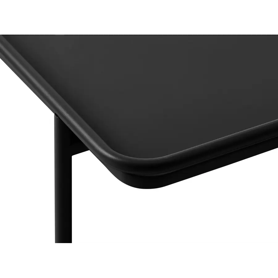 Yuba Zwart Bijzettafel Vierkant 45x45 cm Yuba Zwart Bijzettafel Vierkant 45x45 cm