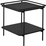 Hygge Interiors Yuba Zwart Bijzettafel Vierkant 45x45 cm Hygge Interiors Yuba Zwart Bijzettafel Vierkant 45x45 cm