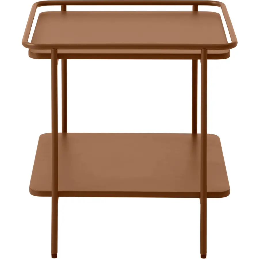 Yuba Terracotta Bijzettafel Vierkant 45x45 cm Yuba Terracotta Bijzettafel Vierkant 45x45 cm