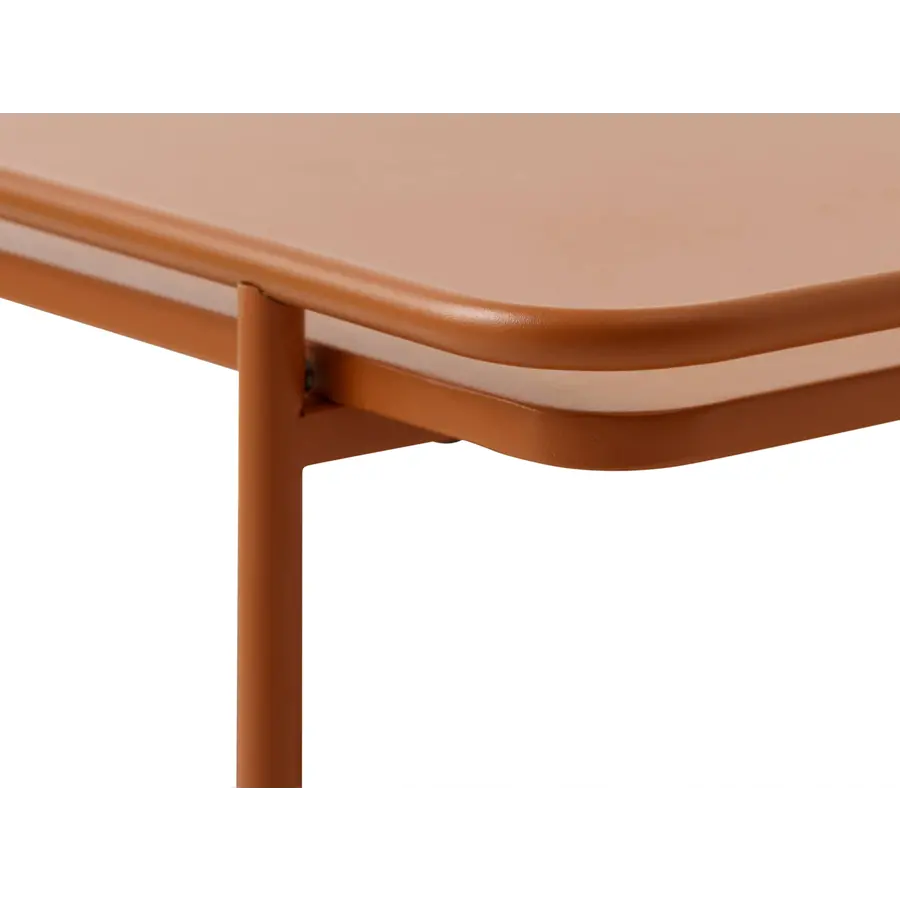 Yuba Terracotta Bijzettafel Vierkant 45x45 cm Yuba Terracotta Bijzettafel Vierkant 45x45 cm