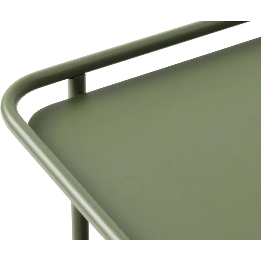 Yuba Groen Bijzettafel Vierkant 45x45 cm Yuba Groen Bijzettafel Vierkant 45x45 cm