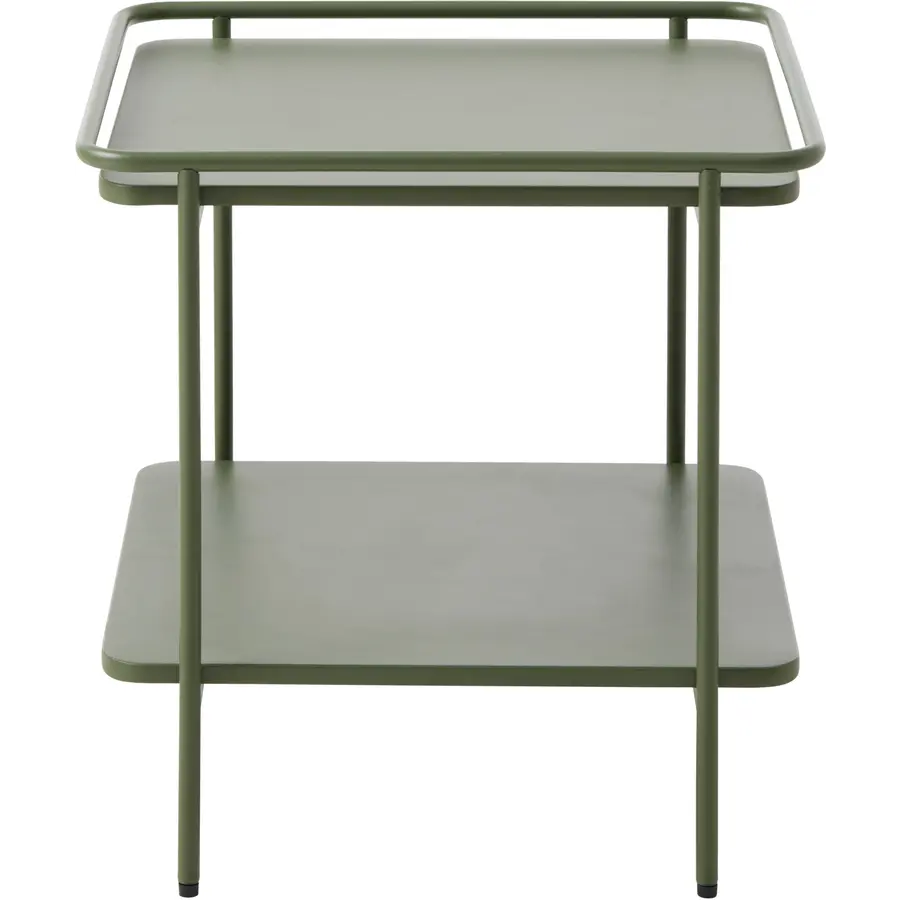 Yuba Groen Bijzettafel Vierkant 45x45 cm Yuba Groen Bijzettafel Vierkant 45x45 cm