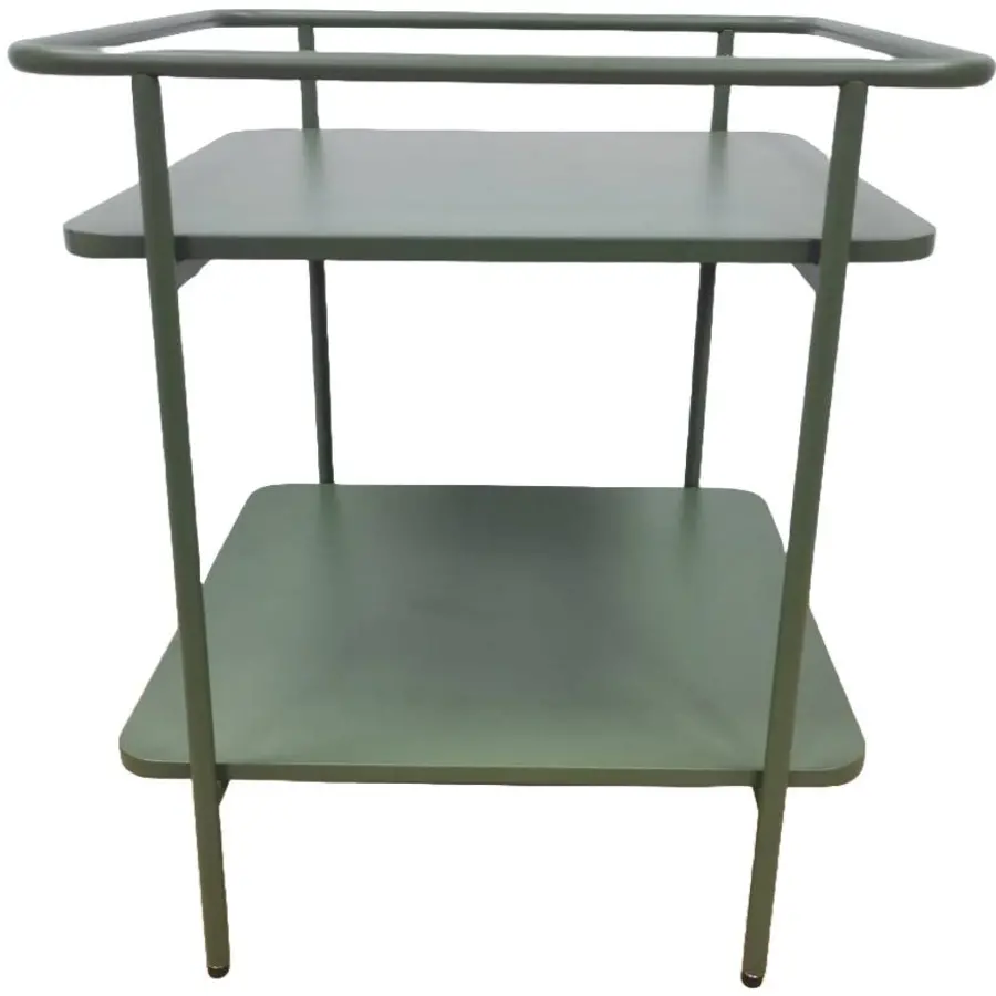 Yuba Groen Bijzettafel Vierkant 45x45 cm Yuba Groen Bijzettafel Vierkant 45x45 cm