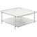 Yuba Linen Salontafel Vierkant 75x75 cm