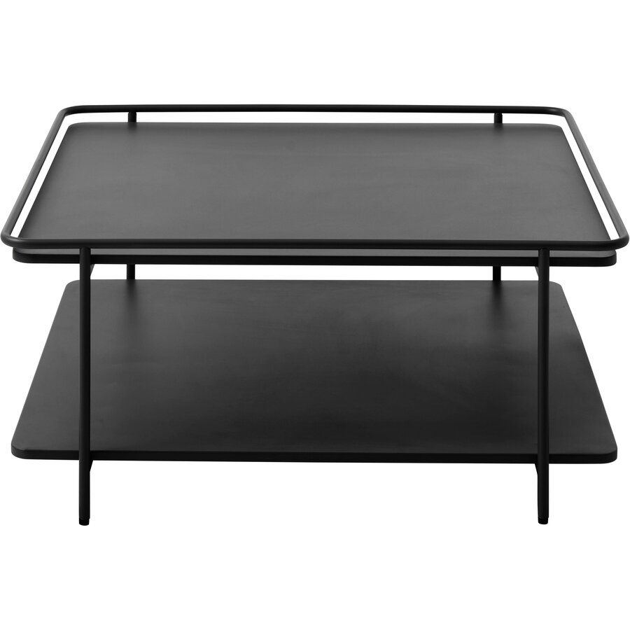 Yuba Zwart Salontafel Vierkant 75x75 cm Yuba Zwart Salontafel Vierkant 75x75 cm