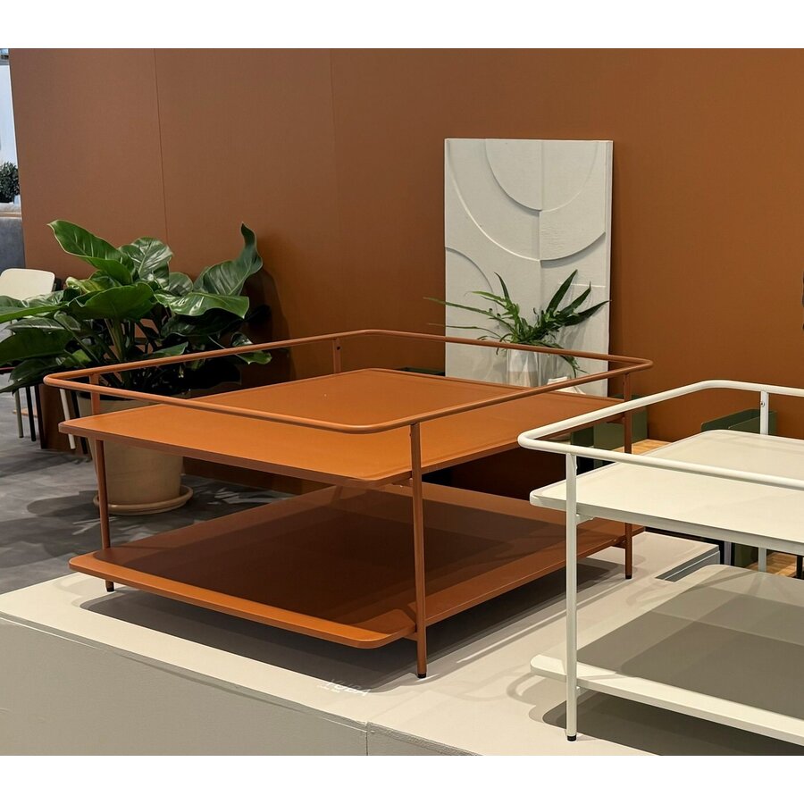 Yuba Terracotta Salontafel Vierkant 75x75 cm Yuba Terracotta Salontafel Vierkant 75x75 cm