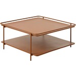 Hygge Interiors Yuba Terracotta Salontafel Vierkant 75x75 cm Hygge Interiors Yuba Terracotta Salontafel Vierkant 75x75 cm