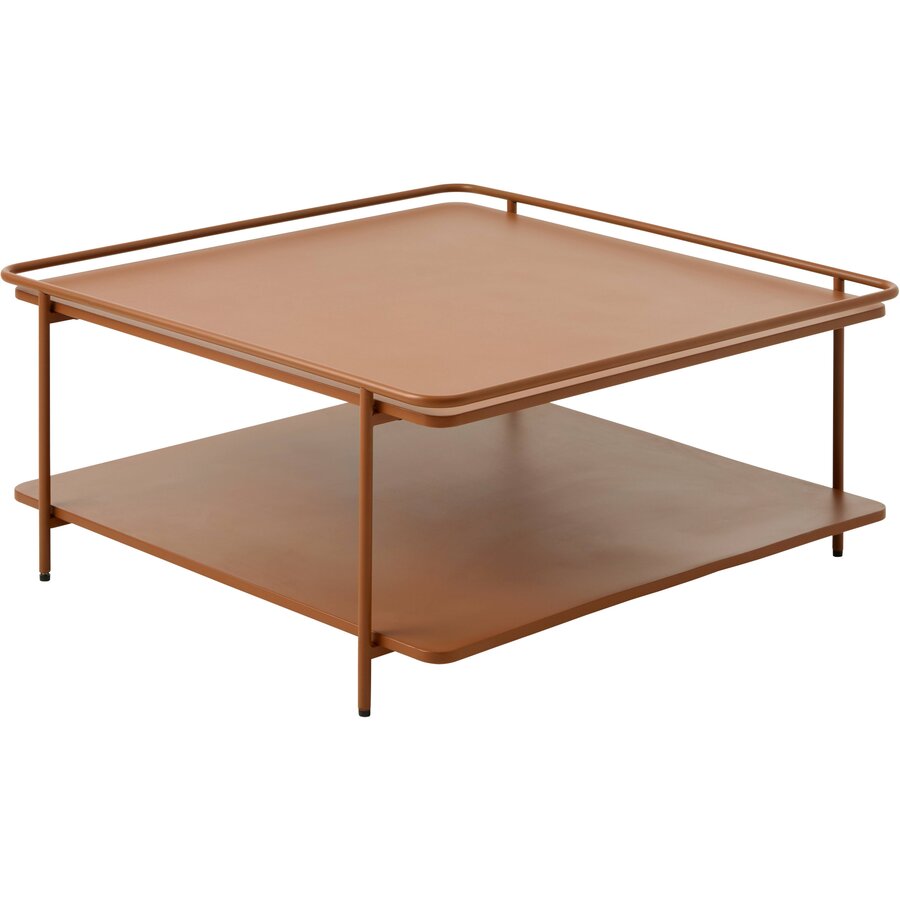 Yuba Terracotta Salontafel Vierkant 75x75 cm Yuba Terracotta Salontafel Vierkant 75x75 cm