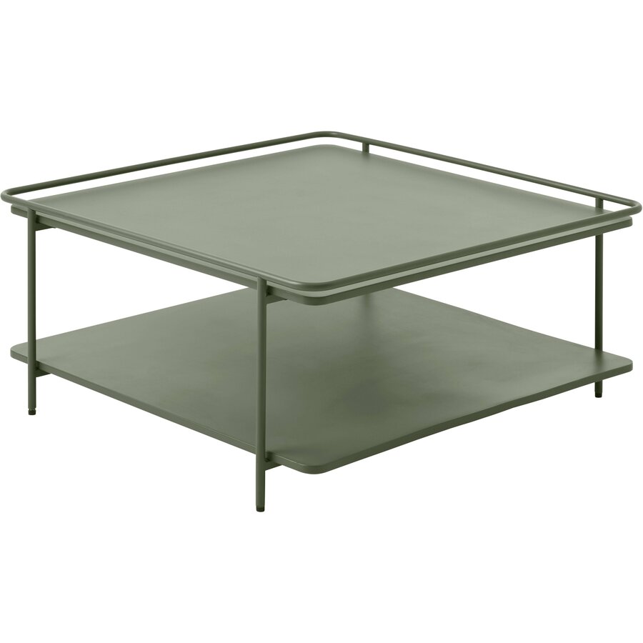 Yuba Groen Salontafel Vierkant 75x75 cm Yuba Groen Salontafel Vierkant 75x75 cm