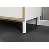 Topeka 80 cm Wastafelonderkast Wit / Eiken