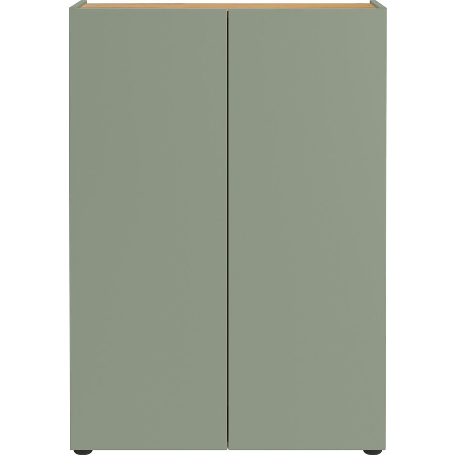 Alviano Taupe Groen / Eiken Halmeubelset Een