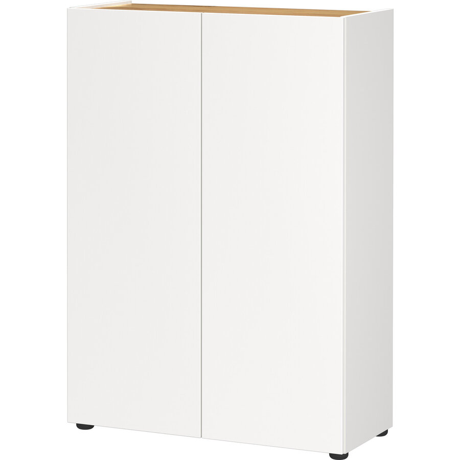 Alviano Wit / Eiken Halmeubelset Drie Alviano Wit / Eiken Halmeubelset Drie