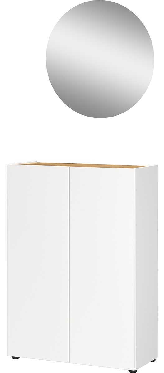 Germania Alviano Wit / Eiken Halmeubelset Drie